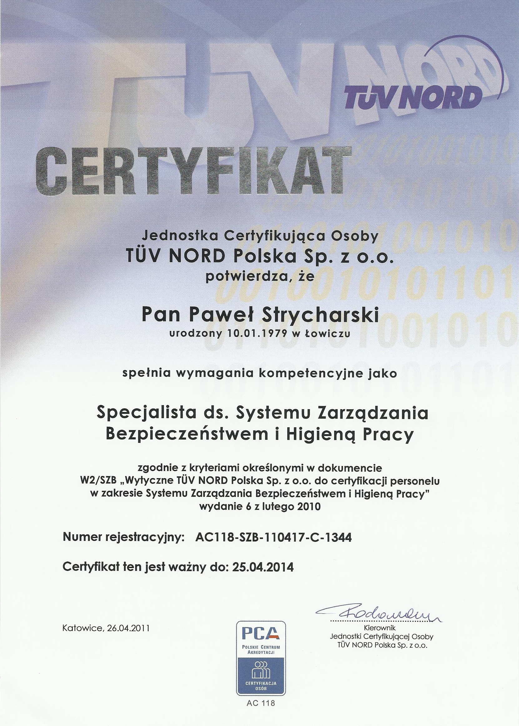 Specjalista SZBiHP