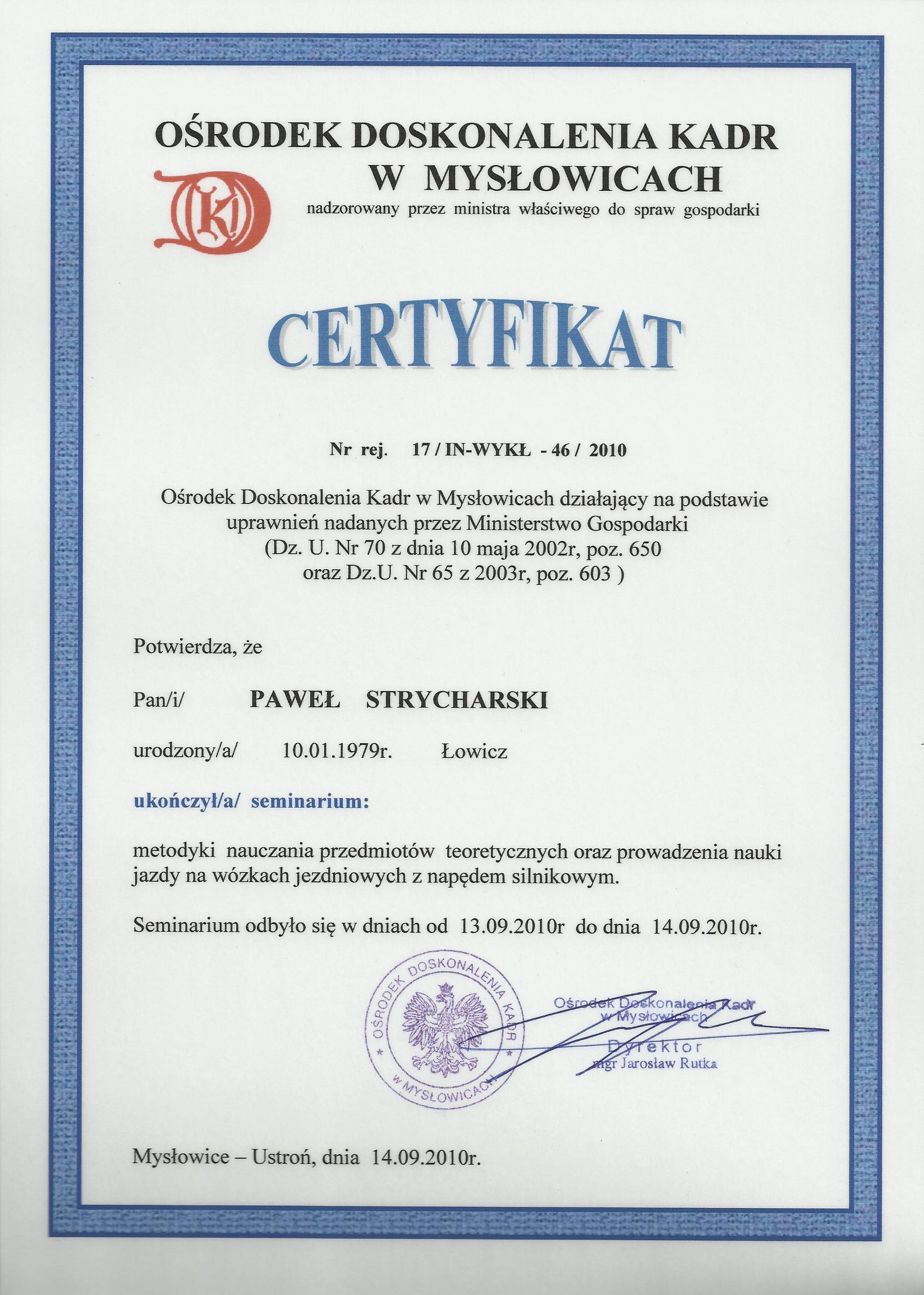 Metodyka Nauczania na Wózkach